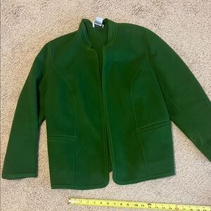 Talbots Green WoolJacket